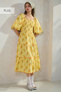 Yellow Midi Dress